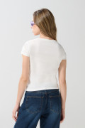 Camiseta unicolor manga corta de Chicas Superpoderosas