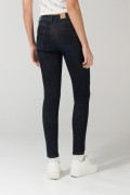 Jean push up tiro alto azul intenso ceñido con bolsillos