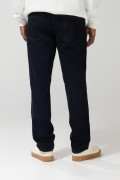 Jean 90´S azul intenso tiro bajo con bota recta y bolsillos