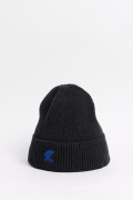 Gorro tejido azul oscuro con bordado de Harry Potter