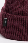 Gorro rojo oscuro tejido con bordado de Harry Potter