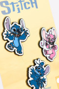 Set X3 de pines unicolores metálicos de Lilo & Stitch