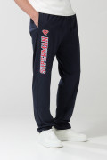 Pantalón jogger azul intenso con diseño de Superman