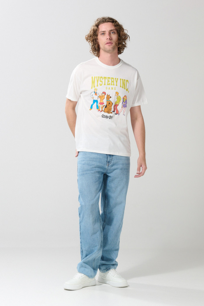 Camiseta crema clara de Scooby-Doo con manga corta
