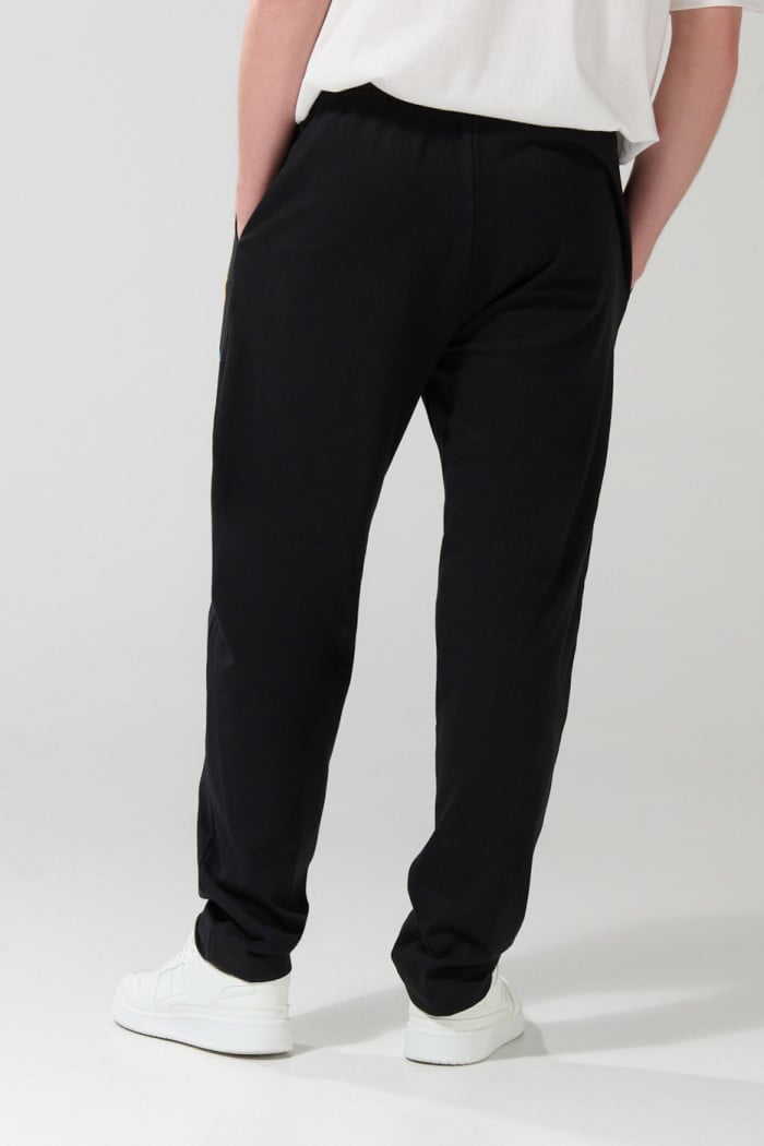 Pantalón jogger negro con arte de Los Simpson