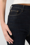 Jean azul intenso jegging ajustado con súper tiro alto