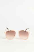gafas de sol silueta piloto en color moka y kaki oscuro.
