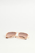 gafas de sol silueta piloto en color moka y kaki oscuro.