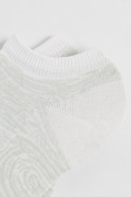 Medias cremas claras tobilleras con artes de animal print