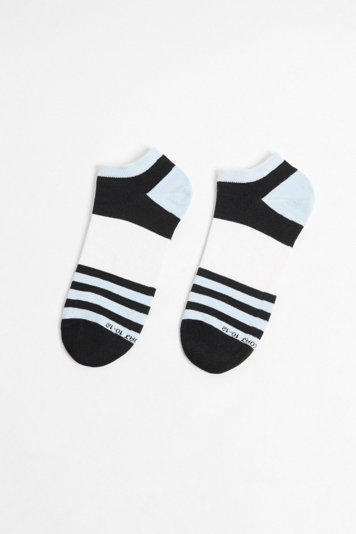 Medias tobilleras con diseño en jacquard