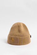 Gorro tejido kaki claro con bordado de Harry Potter