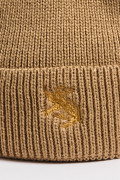 Gorro tejido kaki claro con bordado de Harry Potter