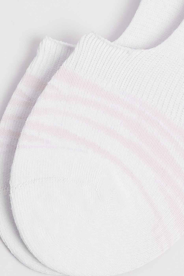 Medias baletas cremas con diseño animal print
