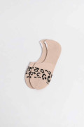 Medias kakis baletas con diseños de animal print