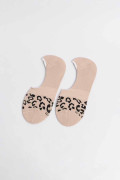 Medias kakis baletas con diseños de animal print
