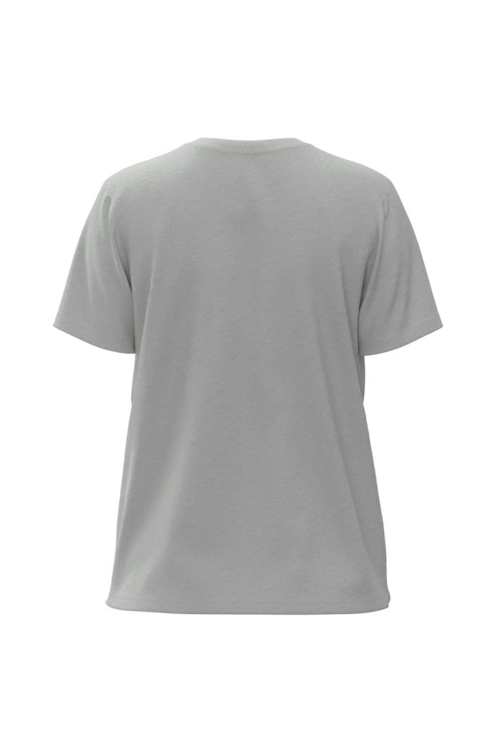 Camiseta unicolor con arte college de Atlanta y manga corta