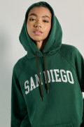 Buzo capota con estampado de San Diego