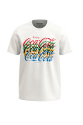 Camiseta manga corta con estampado de Coca Cola.
