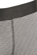 Bóxer a rayas midway brief-largo gris en algodón