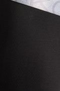 Bóxer en algodón trunk-corto negro con tiro bajo