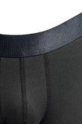 Bóxer gris oscuro midway brief-largo en algodón