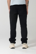 Jean 90´S bota recta negro con tiro bajo y bolsillos