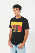 Camiseta de Twenty One Pilots negra con cuello redondo