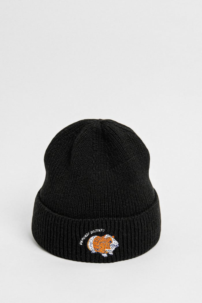 Gorro del Festival Estéreo Picnic negro con doblez