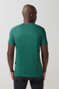 Camiseta unicolor cuello redondo con diseño de Snoopy