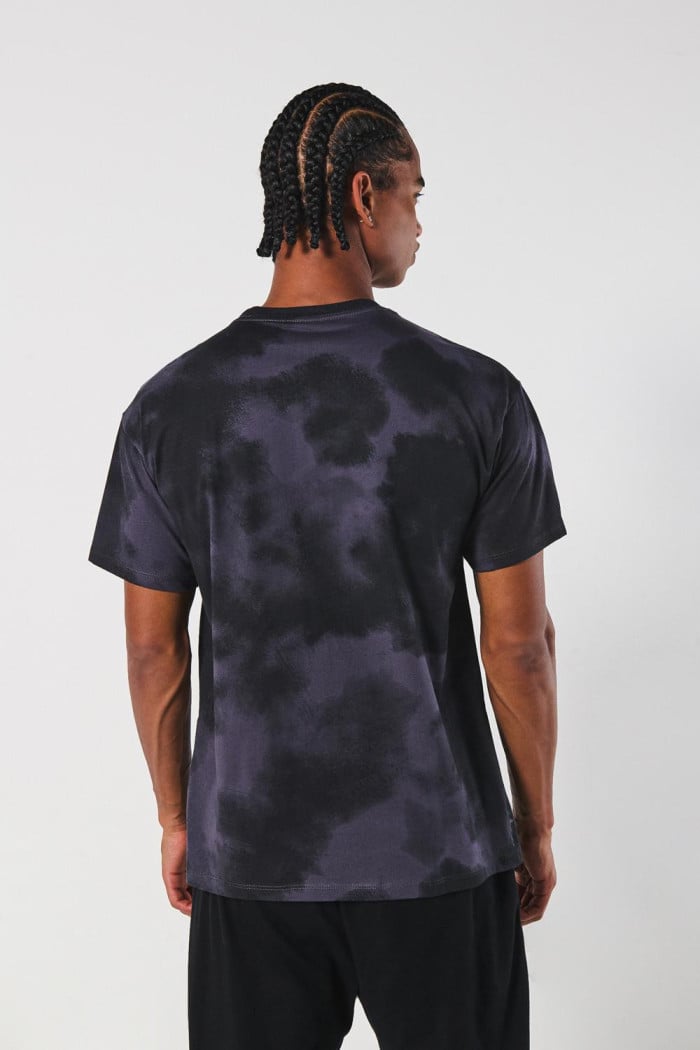Camiseta gris tie dye de Scooby-Doo con cuello redondo