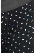 Bóxer azul intenso brief-medio con figuras continuas