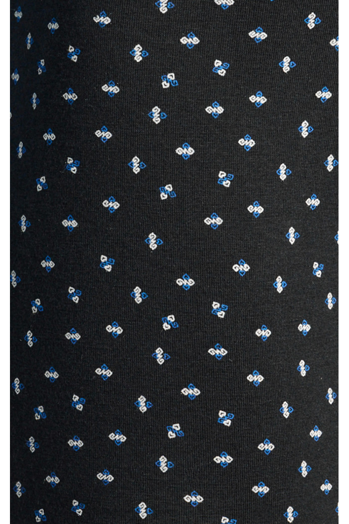 Bóxer azul intenso brief-medio con figuras continuas