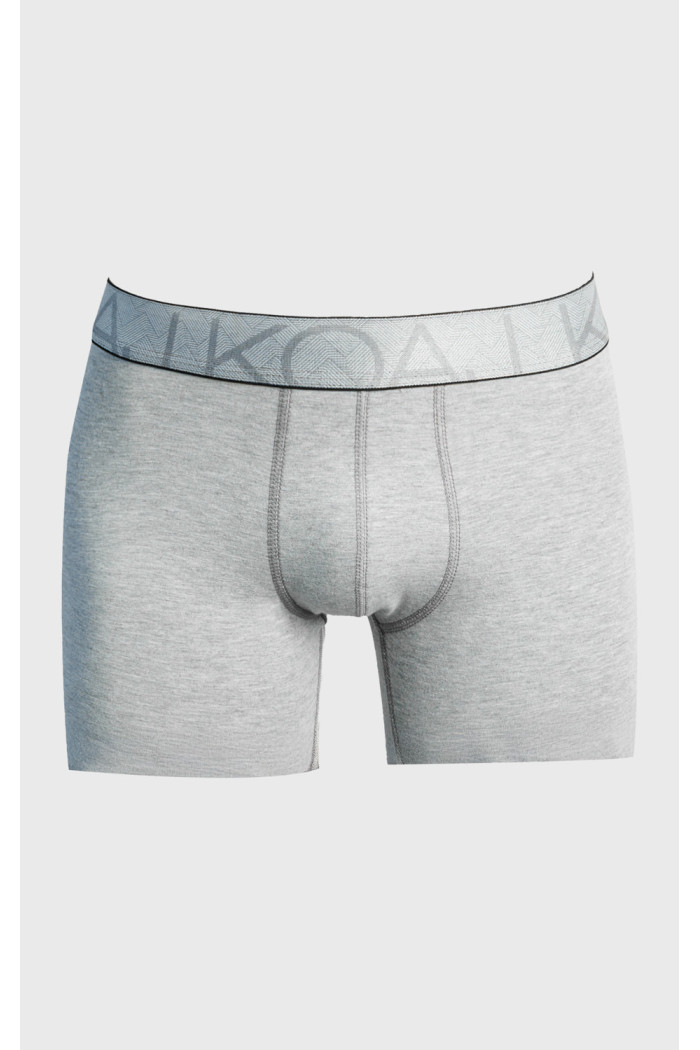 Bóxer midway brief-largo gris medio en algodón