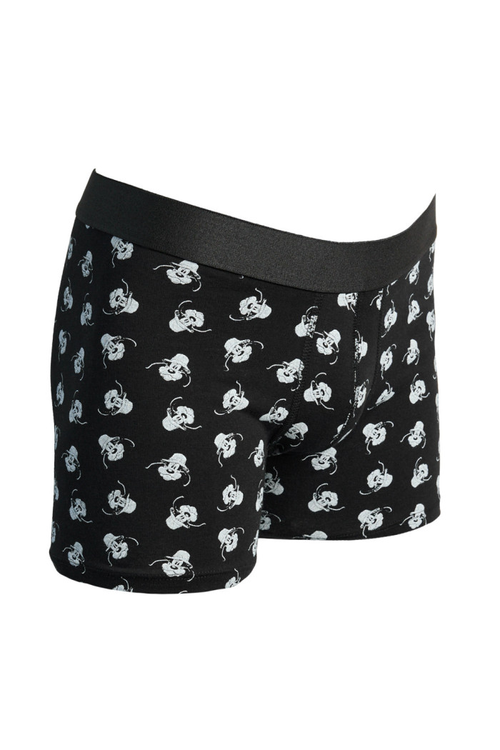 Bóxer negro brief-medio con diseños de Goofy