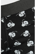 Bóxer negro brief-medio con diseños de Goofy
