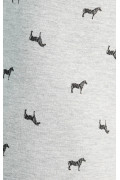 Bóxer brief-medio gris con diseños de caballos