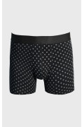 Bóxer azul midway brief-largo con diseños de rombos