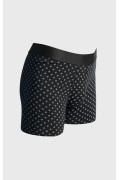 Bóxer azul midway brief-largo con diseños de rombos