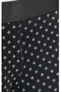 Bóxer azul midway brief-largo con diseños de rombos