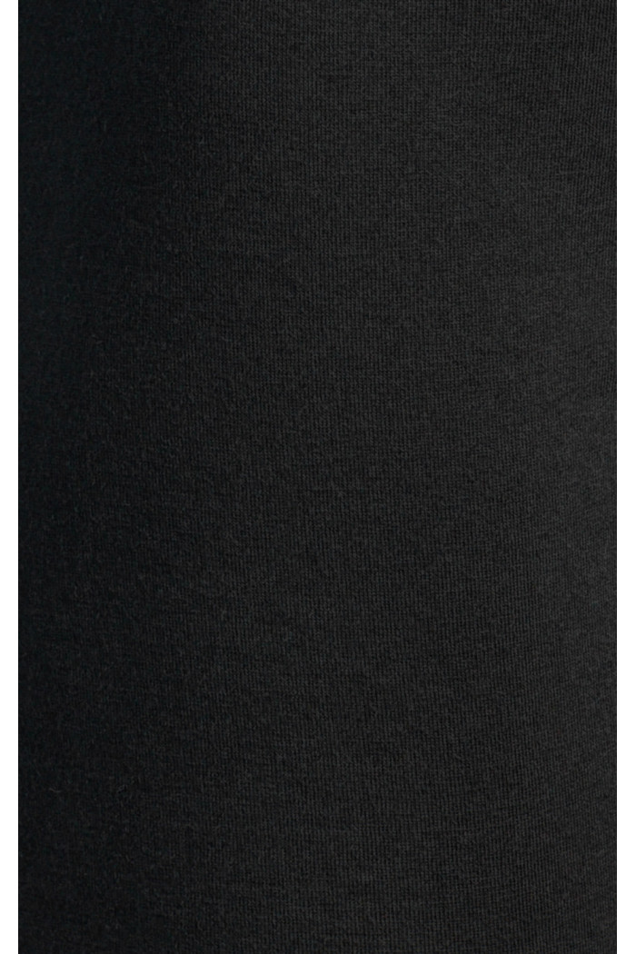 Bóxer negro en algodón brief-medio con costuras planas