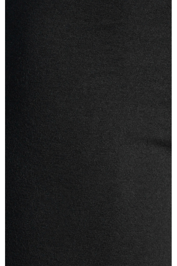 Bóxer negro midway brief-largo con cintura con estampado