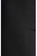 Bóxer negro midway brief-largo con cintura con estampado