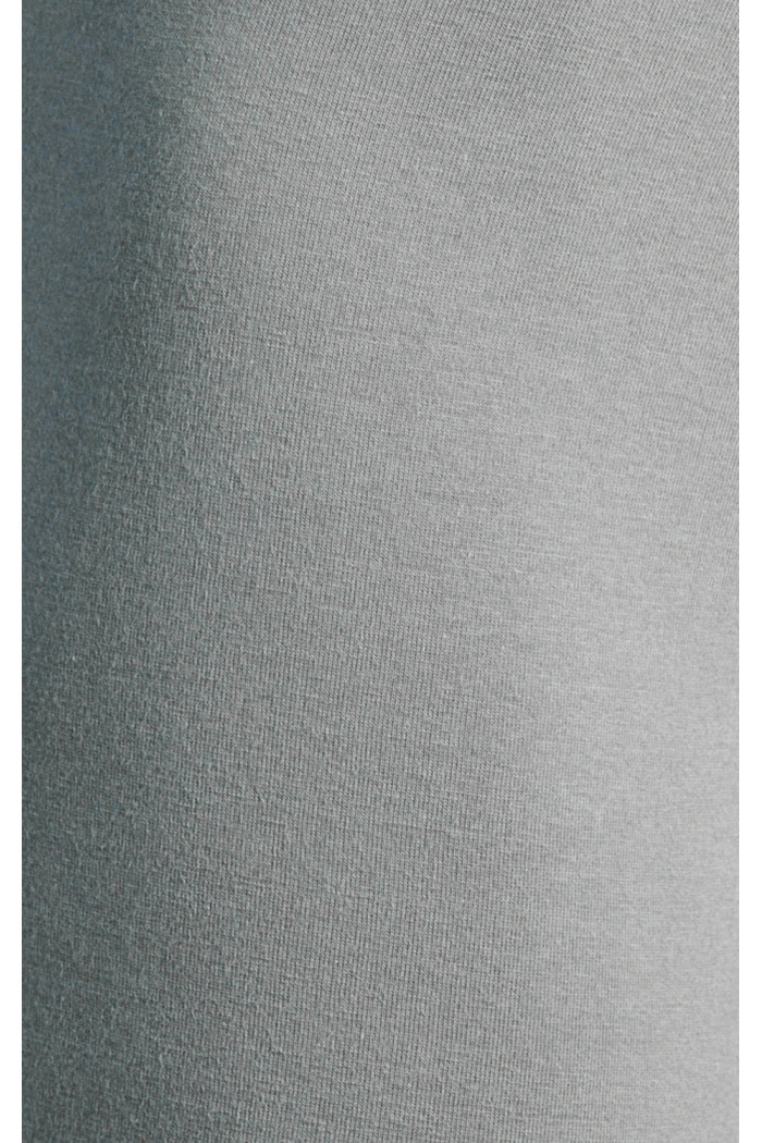 Bóxer gris tipo midway brief-largo con cintura estampada