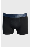 Bóxer azul intenso midway brief-largo con cintura elástica