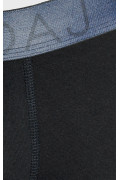 Bóxer azul intenso midway brief-largo con cintura elástica