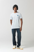 Camiseta de Popeye azul manga corta con bolsillo