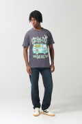 Camiseta de Scooby-Doo manga corta gris intensa
