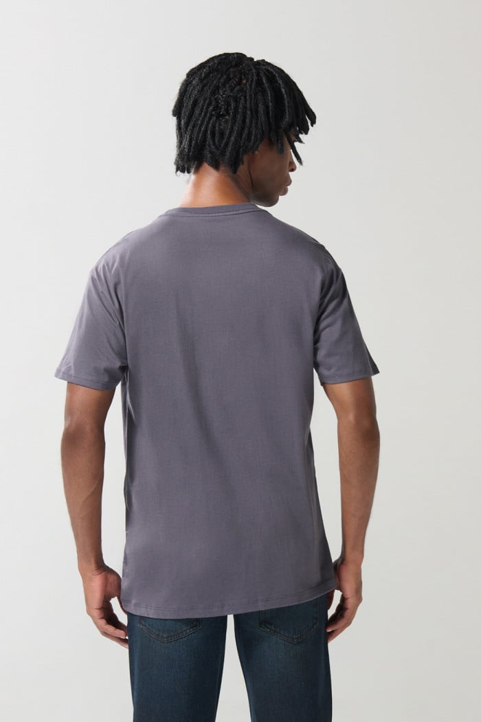Camiseta de Scooby-Doo manga corta gris intensa
