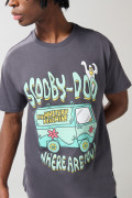 Camiseta de Scooby-Doo manga corta gris intensa
