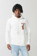 Buzo con capota crema claro y arte de Scooby-Doo